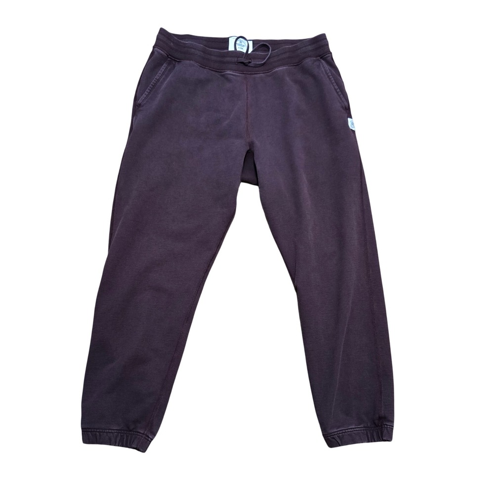 Reigning Champ Mens Burgundy Midweight Terry Sweatpants XL Plum Joggers